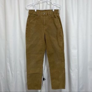🦋 2/$25 american eagle corduroy mom straight jeans